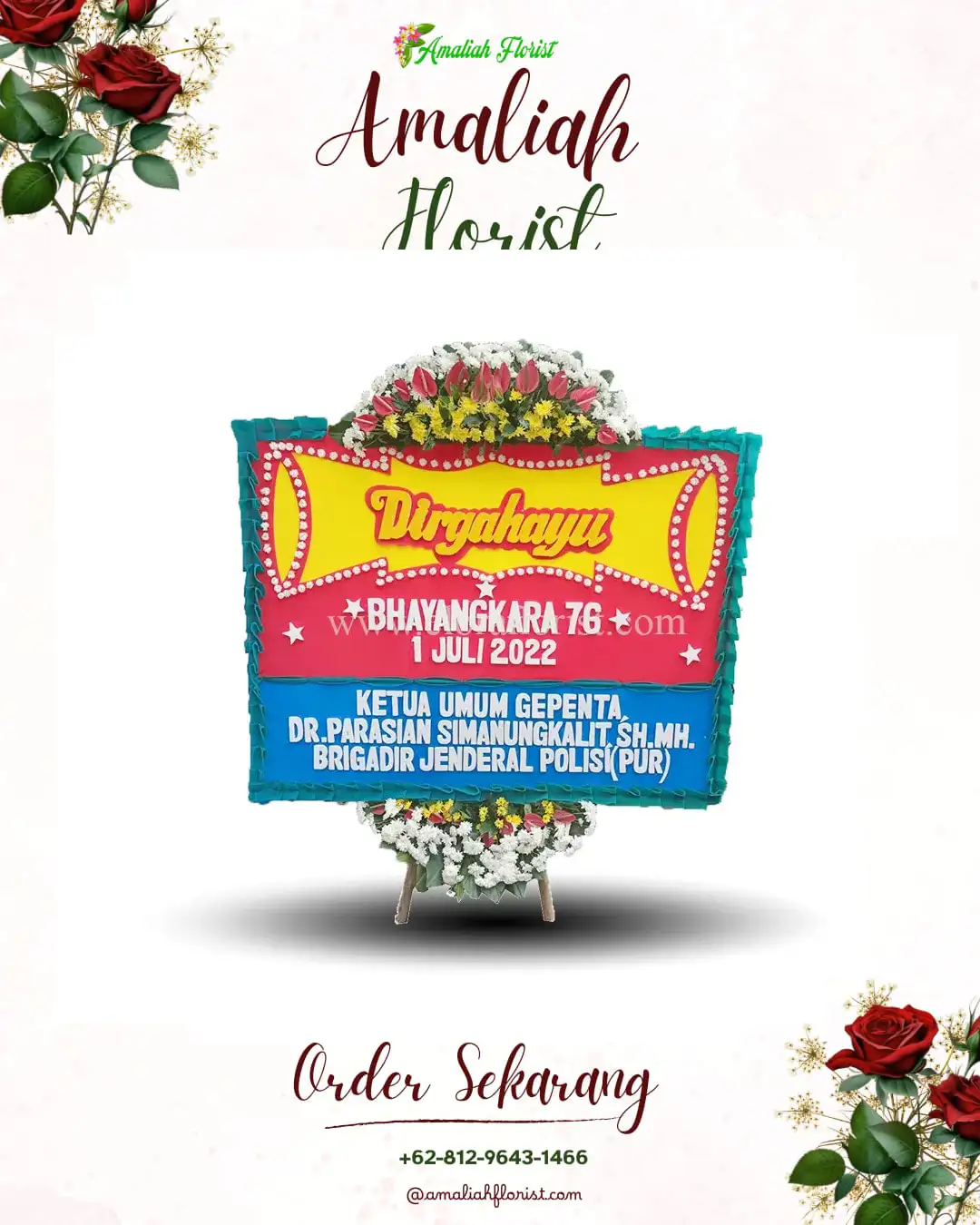 Papan Bunga HUT Ulang Tahun Lahat